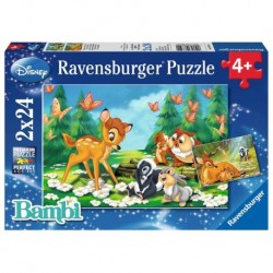 Ravensburger Puzzles 2x24 pièces - Mon ami Bambi / Disney