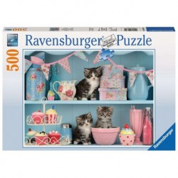 Ravensburger Puzzle 500 pièces - Chatons et Cupcakes