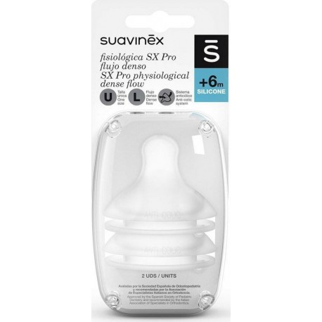 NC Tétine Suavinex Sx Pro PhysiologicalL (2 Unités)