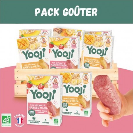 NC Pack Spécial Goûter Dme Bâtonnets Fruits À Manger Main Bio 30 Goûters 12m+