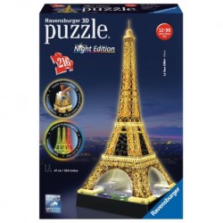 Ravensburger Puzzle 3D Tour Eiffel illuminée