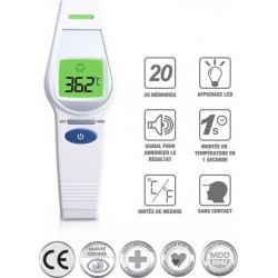 NC Thermomètre Frontal Numérique – Norme Médical 93-42-eec Ufr106