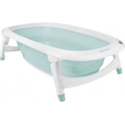 NC Baignoire Pliable 35l Super Compact Bouchon De Vidange Témoin De Chaleur Design Ludique