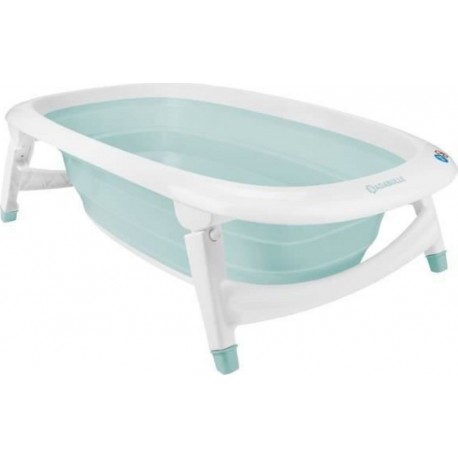 NC Baignoire Pliable 35l Super Compact Bouchon De Vidange Témoin De Chaleur Design Ludique