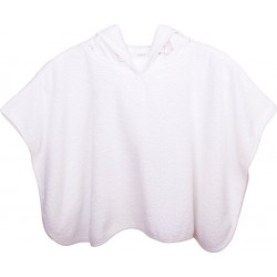 Blanc Avenue Bébé Poncho De Bain 0-2 Ans Rose