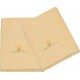 NC Eveil Et Nature Lot De 2 Serviettes Éponge 50x90 Cm Coton Bio Jaune