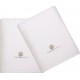 Eveil Et Nature Lot De 2 Serviettes Éponge 50x90 Cm Coton Bio Blanc