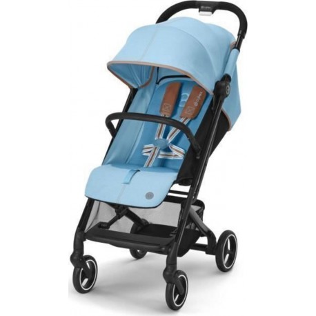 Poussette Citadine Compacte Beezy Beach Blue De La Naissance À 4 Ans Bleu