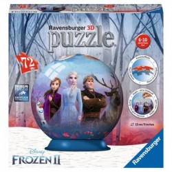 Ravensburger Puzzle 3D rond 72 pièces - Disney La Reine des Neiges 2