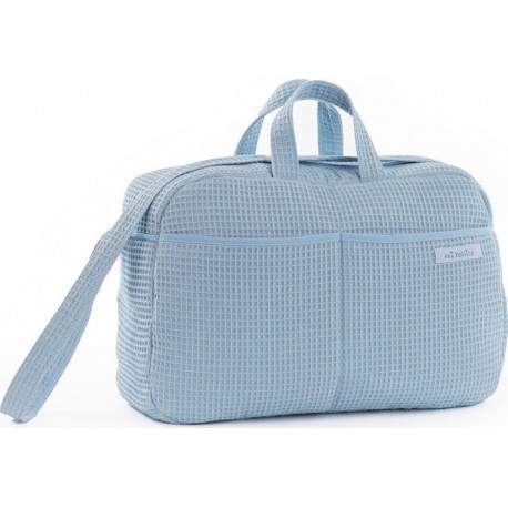 Clair Sac À Langer Mi Bollito Bleu 15 X 30 X 45 Cm