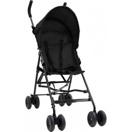 NC Poussette Bébé Anthracite Et Noir Acier Vidaxl