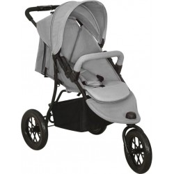 Clair Poussette Pour Bébé Gris Acier Vidaxl