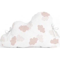 NC Protection Du Berceau Happyfriday Basic Kids Clouds Rose 60 X 40 Cm