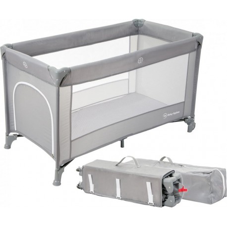 NC Moby System Lit Parapluie Pliable, Parc Bébé Lit Voyage Avec Matelas 126 X 66 X 72cm