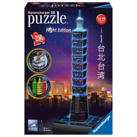 Ravensburger Puzzle 3D Taipei illuminé
