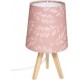 NC Lampe À Poser Enfant floral 23cm Rose