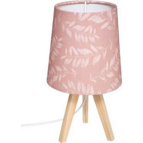 NC Lampe À Poser Enfant floral 23cm Rose