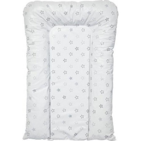 Clair Babycalin Matelas A Langer Flocons Étoiles Gris 50 X 70 Cm la bouteille