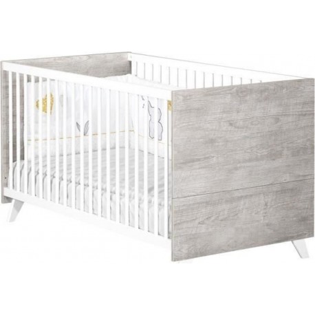 NC Babyprice Scandi Gris Lit Evolutif Little Big Bed 140x70