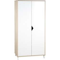 NC Babyprice Scandi Naturel Armoire 2 Portes