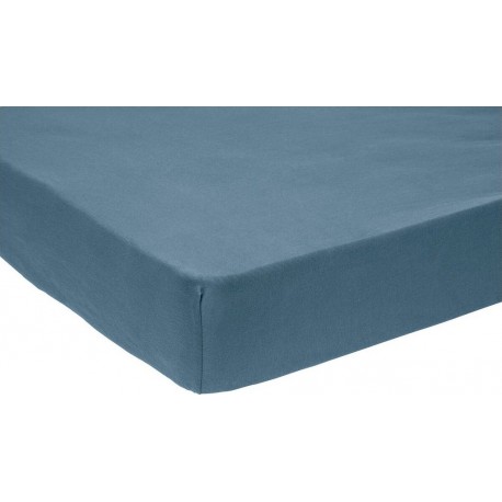 Dodo Drap Housse Bébé Confort Jersey Coloris Denim 60x120 Cm