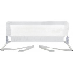 Barrière De Lit Large Phoenix Pliable Et Portable 110 X 45,5 Cm Blanche