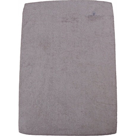 NC Eveil Et Nature Housse Matelas À Langer, Élastique 55x75 Cm Coton Bio Gris