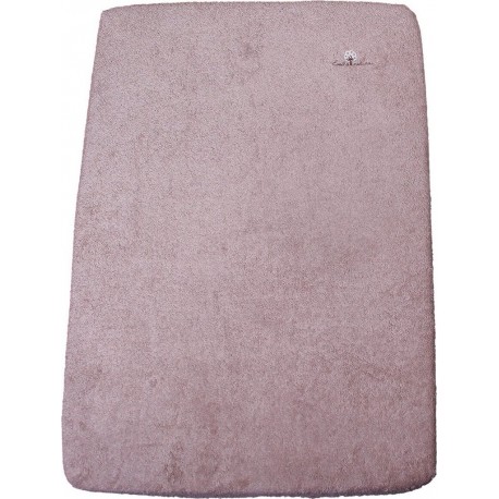 NC Eveil Et Nature Housse Matelas À Langer Élastique 55x75 Cm Coton Bio Taupe