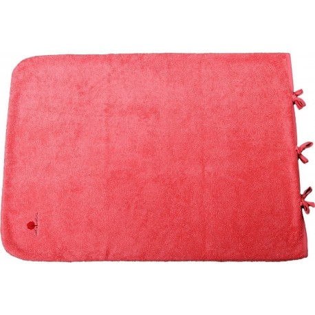 NC Eveil Et Nature Housse Matelas À Langer 55x75 Cm Coton Bio Corail