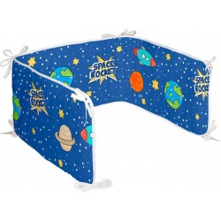 NC Protection Du Berceau Happyfriday Mr Fox Space Rocket Multicouleur 210 X 40 Cm