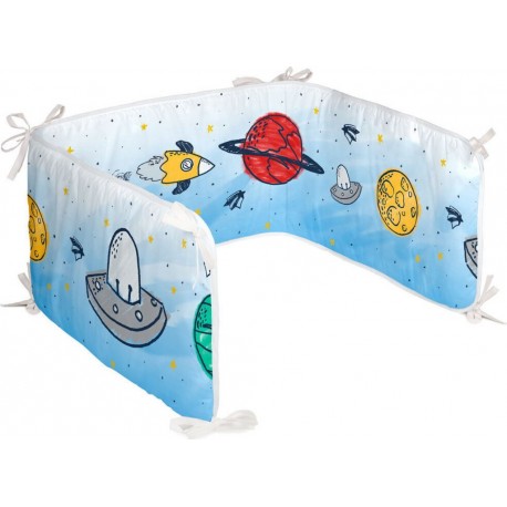 NC Protection Du Berceau Happyfriday Mr Fox Starspace Multicouleur 210 X 40 Cm