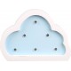 NC Lampe En Bois Enfant Nuage H. 9 Cm