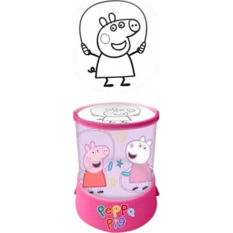 Peppa Pig Veilleuse Projecteur 19 Cm