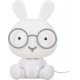 Lampe À Poser Led lapin 23cm Blanc