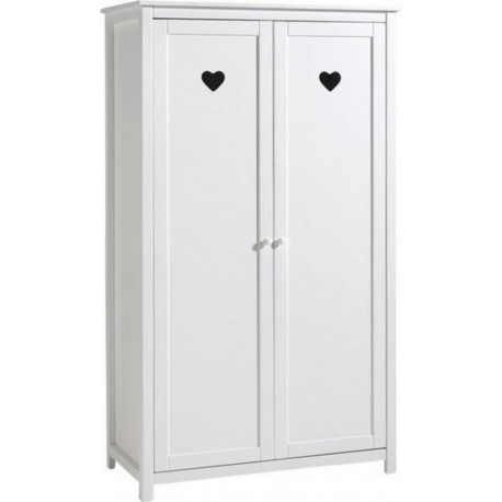 Armoire 2 Portes amori 190cm Blanc