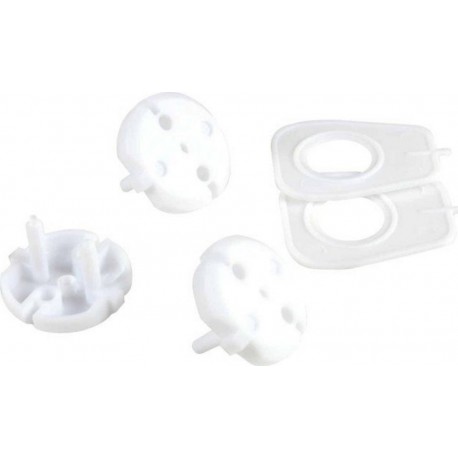 Lot De 6 Cache-prises sécurité Bébé 3cm Blanc