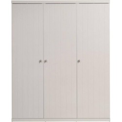 Armoire 3 Portes robin 204cm Blanc