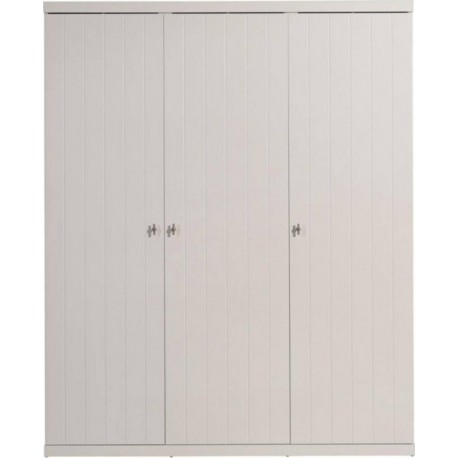 Armoire 3 Portes robin 204cm Blanc