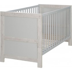 ROBA Lit Bébé Évolutif Mila – 70 x 140cm – Convertible – Réglable en hauteur