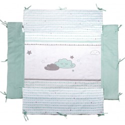 ROBA Tapis de parc universel Happy Cloud – 75 x 100 à 100 x 100cm