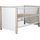 ROBA Lit Bébé Évolutif Olaf – 70 x 140cm – Convertible – Réglable en hauteur