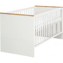 ROBA Lit Bébé Évolutif Finn – 70 x 140cm – Convertible – Réglable en hauteur