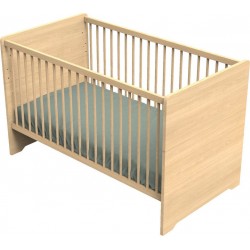 NC Lit Évolutif 140x70 Little Big Bed En Bois Décor Chêne Miel