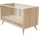 NC Lit Bébé Évolutif 140x70cm En Bois Marron