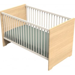 NC Lit Évolutif 140x70 Little Big Bed En Bois Décor Chêne Miel