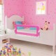 NC Barrière De Lit Pour Enfants 102x42 Cm Rose Vidaxl