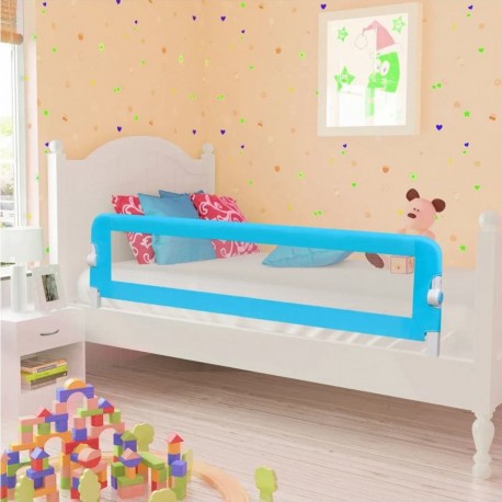 NC Barrière De Lit Pour Enfants 150x42 Cm Bleu Vidaxl