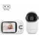 NC Babyphone Camera Sans Fil Écran 3.2 Pouces Vision Nocturne Température Eu Plug Yonis