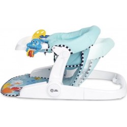 NC Baby Einstein Sea Of Support 2-en-1, Siege Au Sol Position Assise, Avec Tablette Et Jouets Amovibles, A Partir De 4 Mois