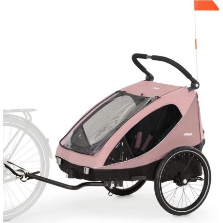 NC Remorque Vélo Dryk Duo Rose